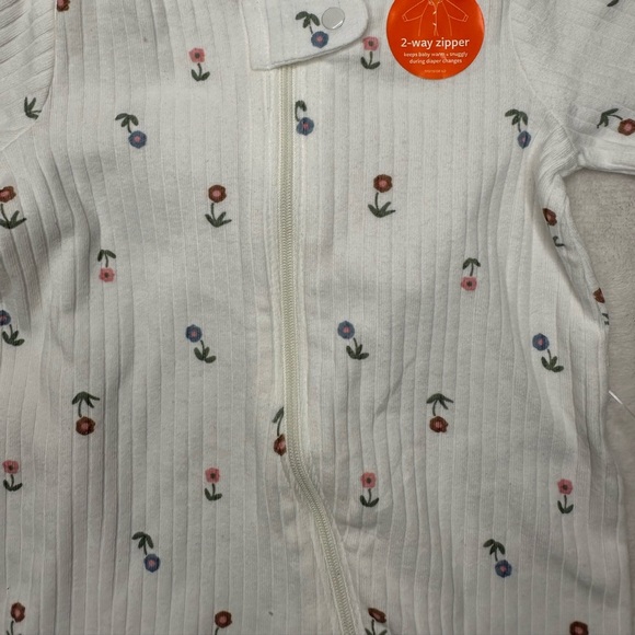 Carter's Just One You Baby Girls Size 3 Months Long Sleeve Footed Pajama Set 2pc - Picture 8 of 13